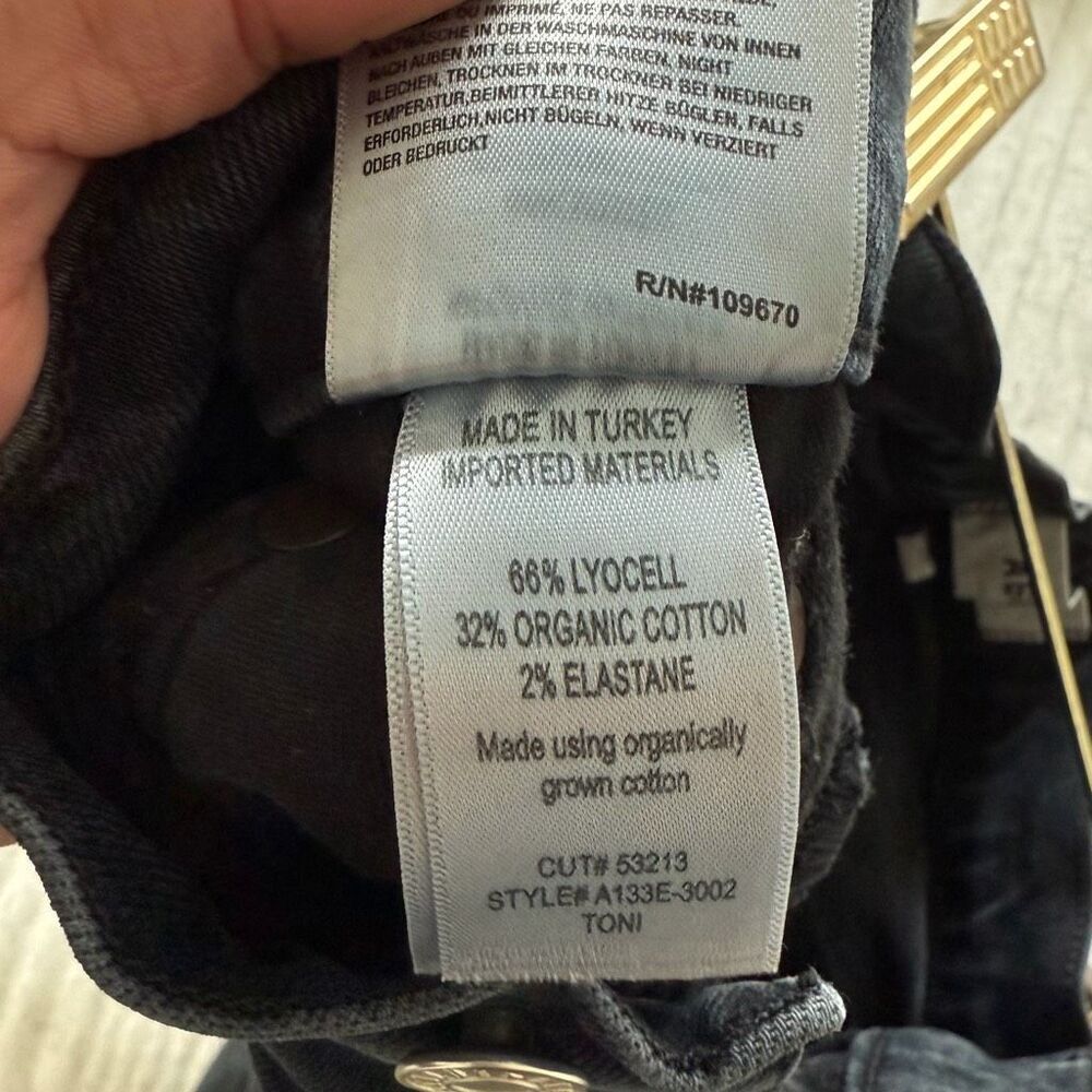 Agolde Toni Mid Rise Straight in Montage - Picture 7 of 7